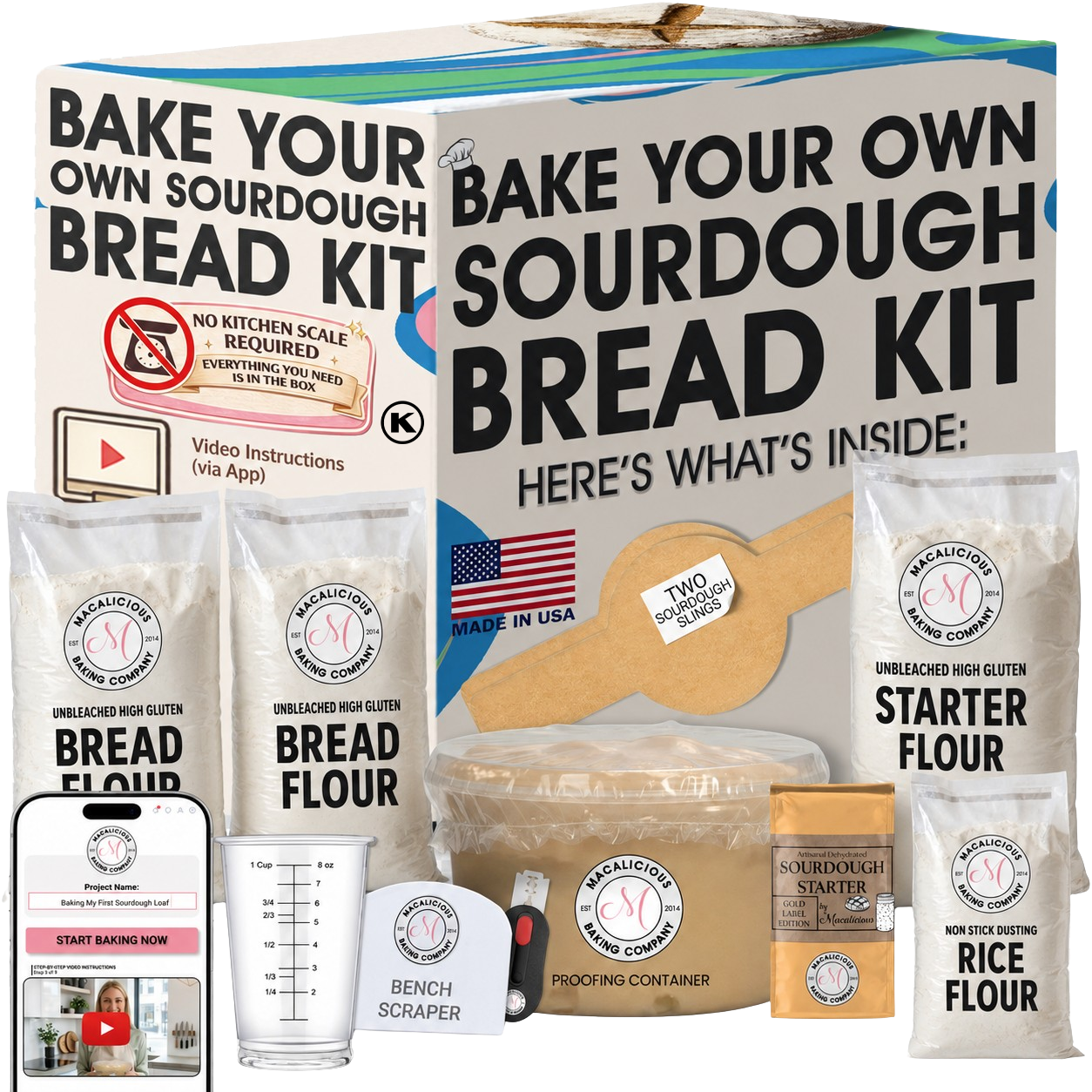 Bake Your Own Sourdough Bread DIY Kit