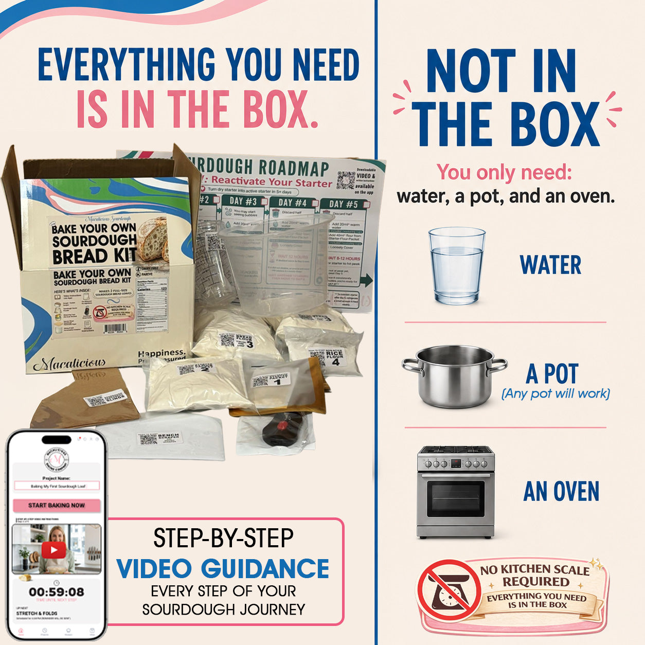 Bake Your Own Sourdough Bread DIY Kit