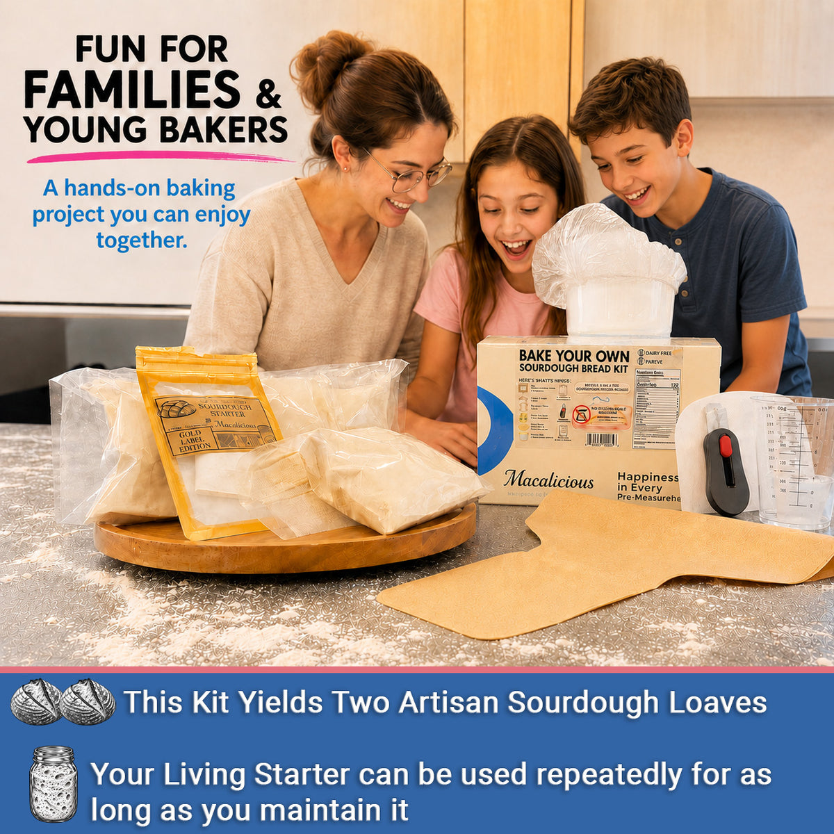 Bake Your Own Sourdough Bread DIY Kit